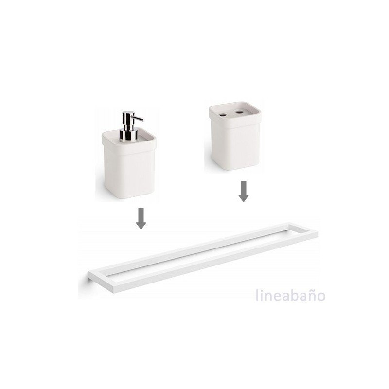 Set accesorios de baño de diseño, lineabeta GRELA