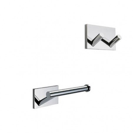 Portarrollo + Colgador de pared PLATE Bertocci