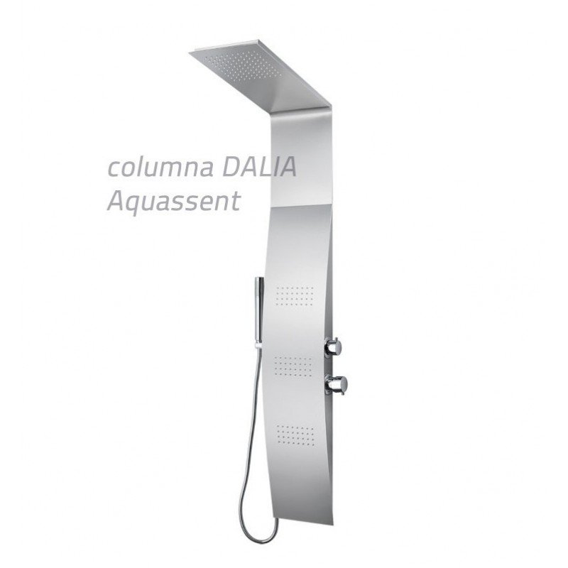 Columna ducha multifunción en acero inox