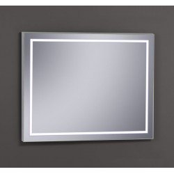 Elegante Espejo con luz LED de alta luminosidad de 100 x 80 cm.